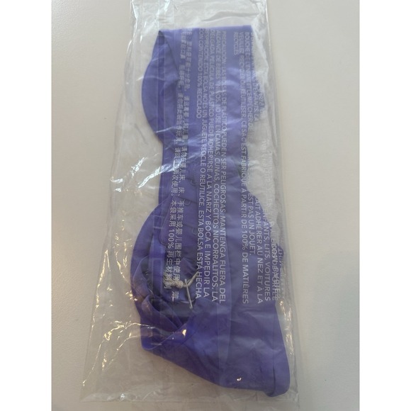 Aerie BRA SMOOTHEZ Mesh BALCONETTE Women 32C Purple Intimate New - Picture 2 of 7